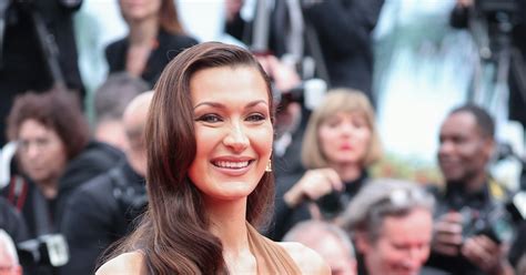 bella hadid boobs|Bella Hadid Frees the Nipple in Naked Dress at Cannes Film。